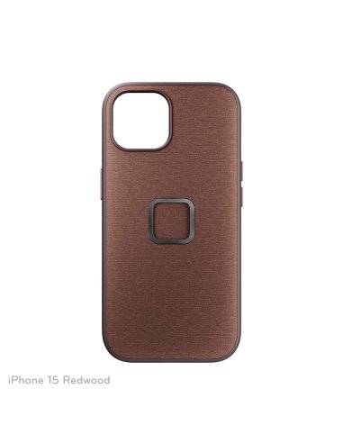 Peak Design Mobile Everyday Case Fabric iPhone 15 - Redwood