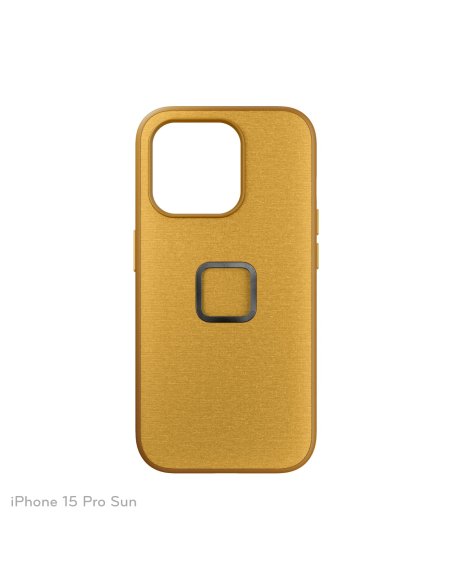 Peak Design Mobile Etui Everyday Case Fabric iPhone 15 Pro - Żółte EOL