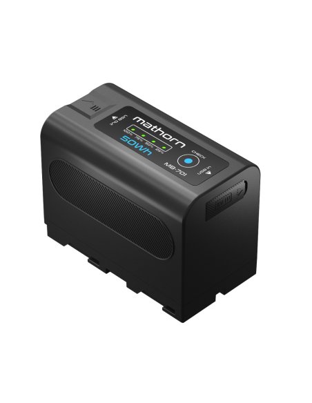 Bateria Mathorn MB-701 6700mAh 50Wh USB-C LED for NP-F770