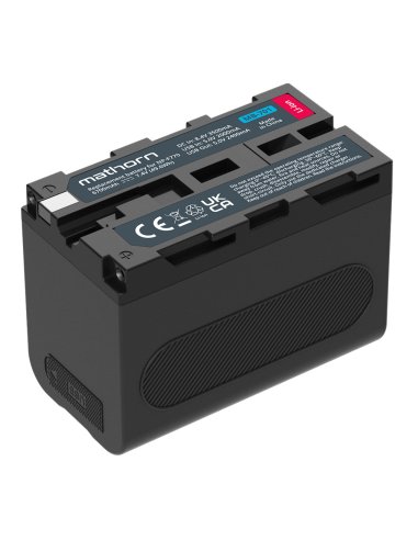 Bateria Mathorn MB-701 6700mAh 50Wh USB-C LED for NP-F770