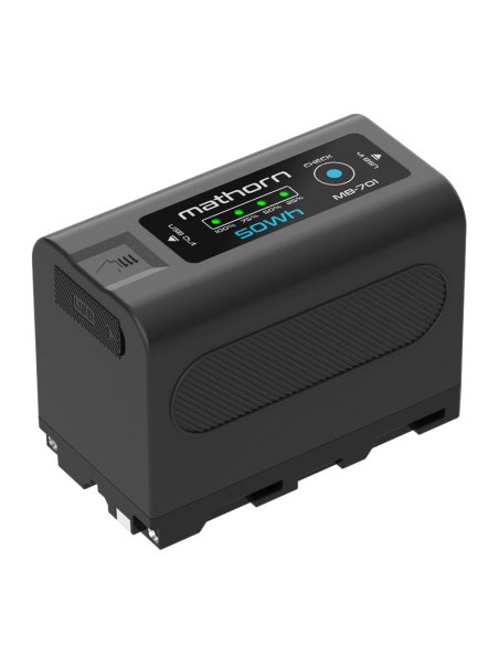 Akumulator Mathorn MB-701 6700mAh 50Wh USB-C LED for NP-F770