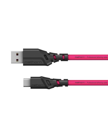 Kabel fotograficzny Mathorn MTC-200M 2m 10Gbps PD60W USB A-C Magenta