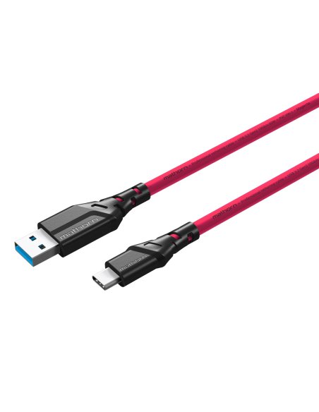 Mathorn tethering cable MTC-200M 2m 10Gbps 60W USB C-A Magenta
