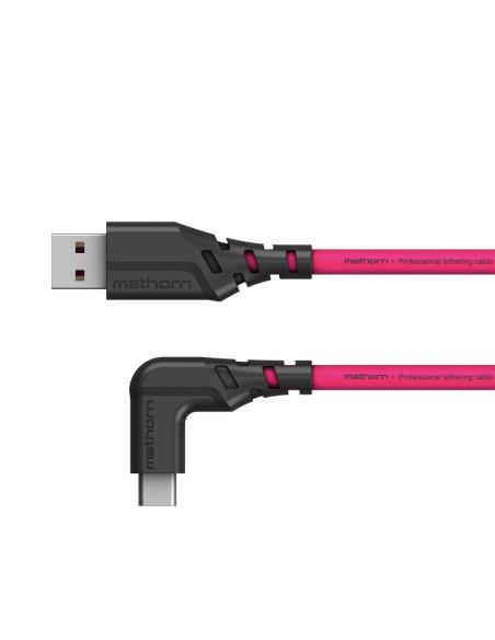 Mathorn tethering cable MTC-201 2m 10Gbps 60W USB A-C90 Magenta