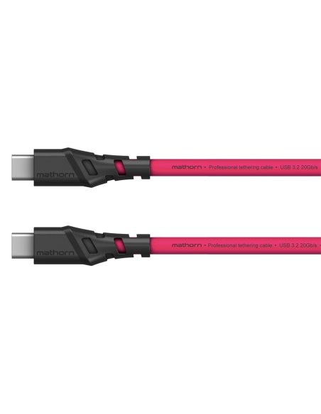 Mathorn tethering cable MTC-210M 2m 20Gbps 4K 60Hz 100W USB C-C Magenta