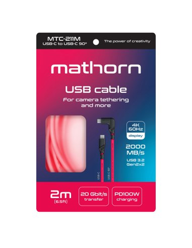 Kabel fotograficzny Mathorn MTC-211M 2m 20Gbps...