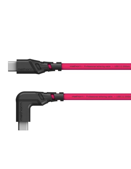 (EOL) Kabel fotograficzny Mathorn MTC-211M 2m 20Gbps 4K 60Hz PD100W USB C-C90 Magenta (EOL)