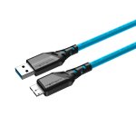 Mathorn tethering cable MTC-220 2m 10Gbps USB A-MicroB ArcticBlue