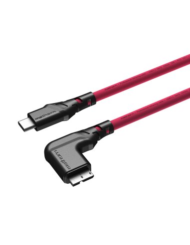 Kabel fotograficzny Mathorn MTC-531M 5m 10Gbps USB CA - MicroB 90° Magenta