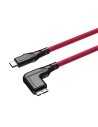Mathorn tethering cable MTC-531M 5m 10Gbps USB A - MicroB 90° Magenta