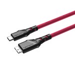 Mathorn tethering cable MTC-230M 2m 10Gbps USB C - MicroB Magenta
