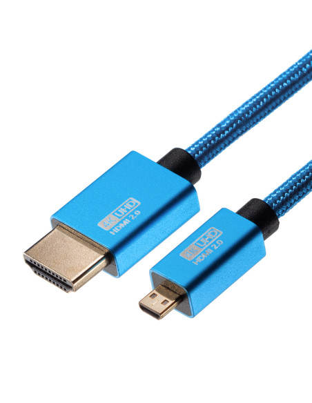(EOL) Kabel wideo Mathorn MVC-40AD HDMI - HDMI 2.0 4K 60Hz 18Gbps 40cm