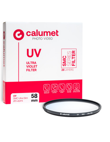 Calumet Filter UV SMC 58 mm Ultra Slim 28 Layers