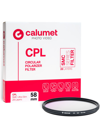 Calumet Filtr CPL SMC 58 mm Ultra Slim 28 Layers
