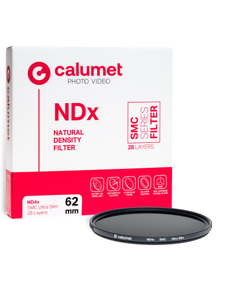 Calumet Filter ND4x SMC 62 mm Ultra Slim 28 Layers