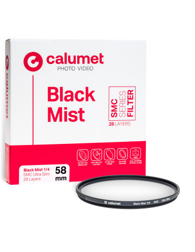 Calumet Filter Black Mist 1/4 SMC 58 mm Ultra Slim 28 Layers