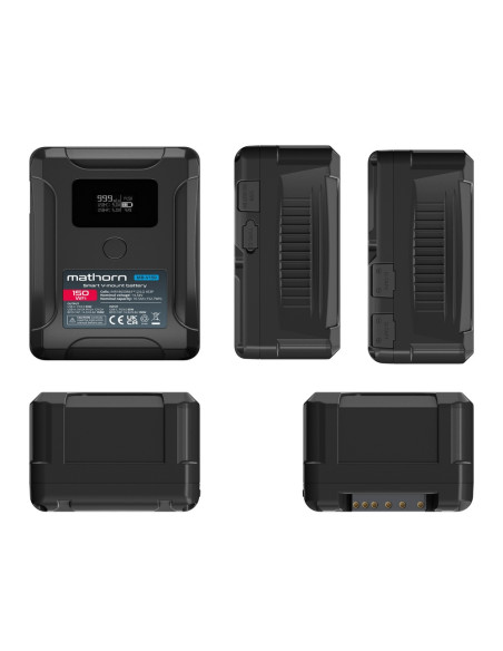 Akumulator Mathorn MB-V150 10500mAh PD65W OLED USB-C 150Wh V-mount