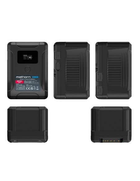 Akumulator Mathorn MB-V200 14000mAh PD65W OLED USB-C 200Wh V-mount