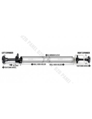 GlareOne Background Support System - set for 2...