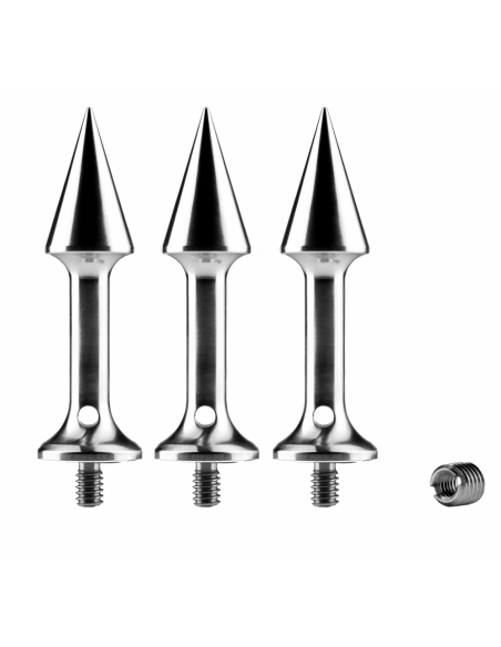 3 Legged Thing Stilettoz - Universal Premium Steel, Long Spikes for Tripods