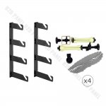 GlareOne Background Support System - set for 4 background