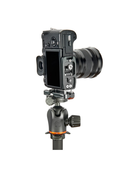 3 Legged Thing ELLIE-S-G płytka  - szybkozłączka z uchwytem typu L - szara