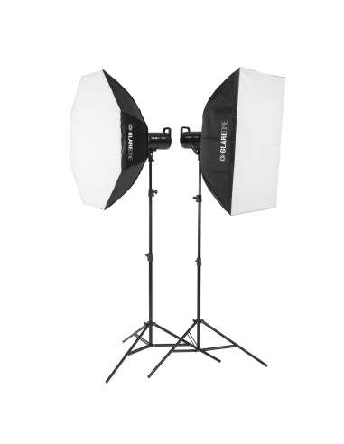 GlareOne LED 1000 Basic Kit - studio lighting kit