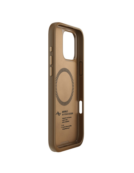 Peak Design Mobile Etui Everyday Case Clarino iPhone 16 Pro Max - Brązowy