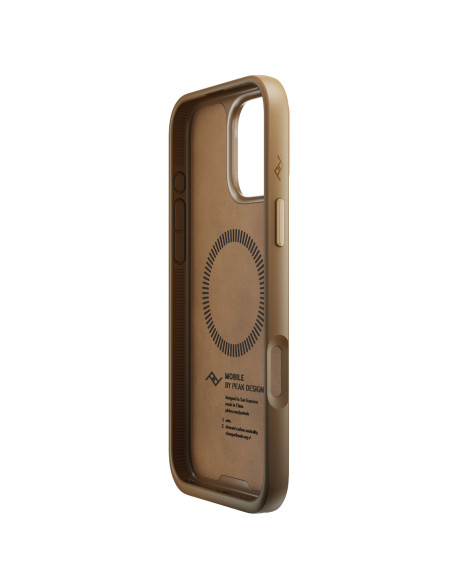 Peak Design Mobile Etui Everyday Case Clarino iPhone 16 Pro Max - Brązowy