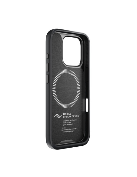 Peak Design Mobile Everyday Case Fabric iPhone 16 Pro - Charcoal