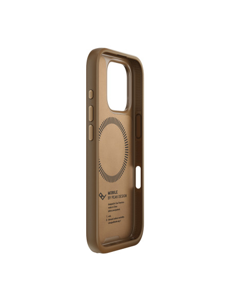 Peak Design Mobile Everyday Case Clarino iPhone 16 Pro - Tan