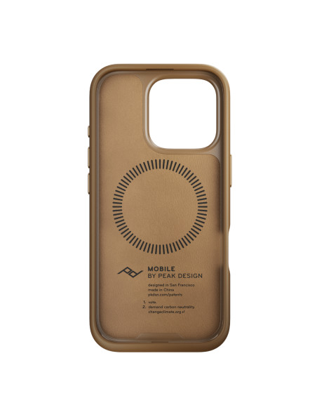 Peak Design Mobile Everyday Case Clarino iPhone 16 Pro - Tan