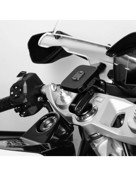 Peak Design Mobile Motorcycle Mount Stem Mount Charging - Uchwyt Moto Do Tel Na Główkę Ramy Z Ładowaniem.