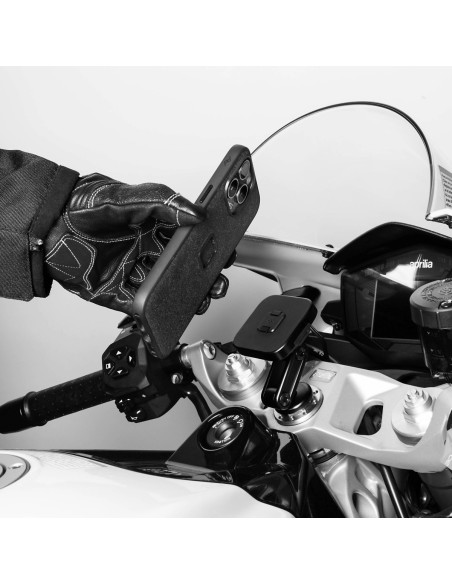 Peak Design Mobile Motorcycle Mount Stem Mount Charging - Uchwyt Moto Do Tel Na Główkę Ramy Z Ładowaniem.