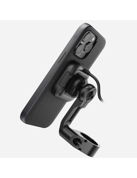 Peak Design Mobile Motorcycle Mount Bar Mount Charging Black - Uchwyt Motocyklowy Do Telefonu Na Kierownicę Z Ładowaniem