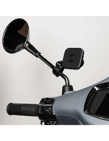Peak Design Mobile Motorcycle Mount Mirror Mount Black - Uchwyt Motocyklowy Do Telefonu Na Lusterko - Czarny