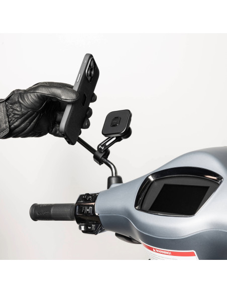 Peak Design Mobile Motorcycle Mount Mirror Mount Black - Uchwyt Motocyklowy Do Telefonu Na Lusterko - Czarny