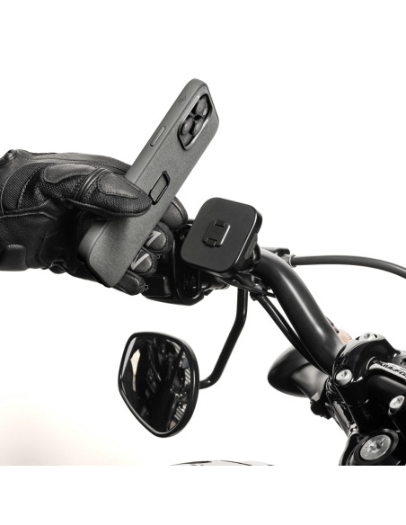 Peak Design Motorcycle Mount Brake/Clutch Mount Charging Black - Uchwyt Moto Do Telefonu Na Klamkę Hamulca/Sprzęgła Z Ładowaniem