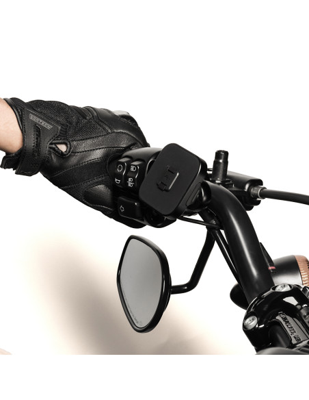 Peak Design Motorcycle Mount Brake/Clutch Mount Charging Black - Uchwyt Moto Do Telefonu Na Klamkę Hamulca/Sprzęgła Z Ładowaniem