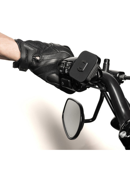 Peak Design Motorcycle Mount Brake/Clutch Mount Charging Black - Uchwyt Moto Do Telefonu Na Klamkę Hamulca/Sprzęgła Z Ładowaniem