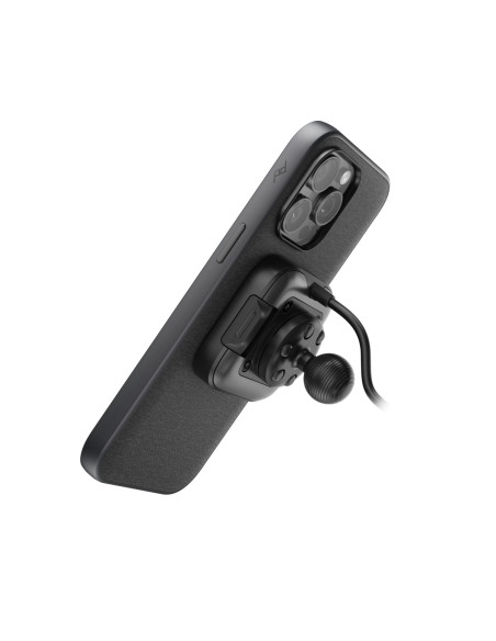 Peak Design Mobile Motorcycle Mount 20 mm Ball Adapter: Locking & Charging Black