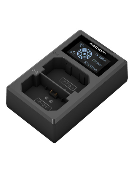Mathorn Dual Battery Charger MBC-D220 USB-C for Sony NP-FZ100