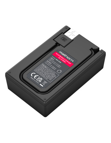 Mathorn Dual Battery Charger MBC-D200 USB-C for...