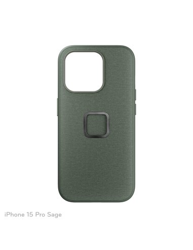 Peak Design Mobile Everyday Case Fabric iPhone 15 Pro v2 - Sage