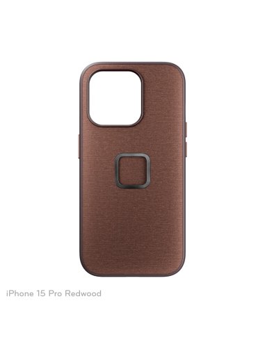 Peak Design Mobile Everyday Case Fabric iPhone 15 Pro v2 - Redwood