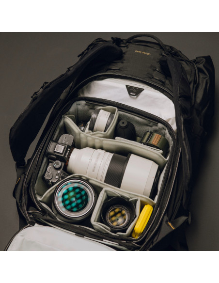 Zestaw Plecak Outdoor Peak Design Backpack 25L Biały + Wkład Travel Line Peak Design Camera Cube v2 S-Medium