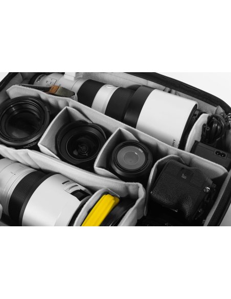 Zestaw Plecak Outdoor Peak Design Backpack 45L Czarny + Wkład Travel Line Peak Design Camera Cube v2 Large