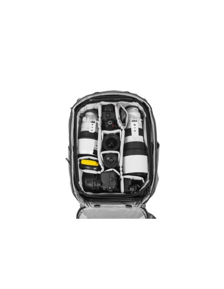 Zestaw Plecak Outdoor Peak Design Backpack 45L Czarny + Wkład Travel Line Peak Design Camera Cube v2 Large