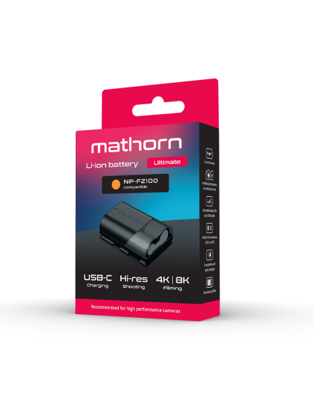 Mathorn battery MB-224 2600mAh Ultimate USB-C replacement for NP-FZ100