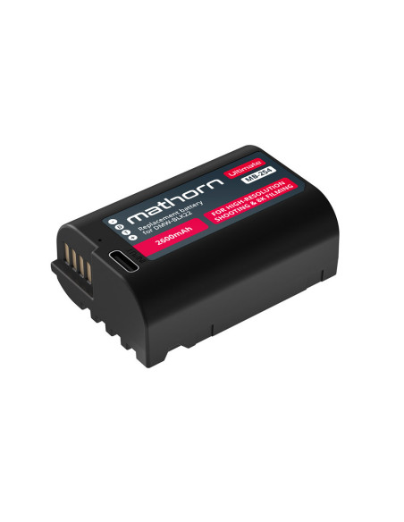 Akumulator  Mathorn MB-254 Ultimate 2600mAh USB-C zamiennik DMW-BLK22